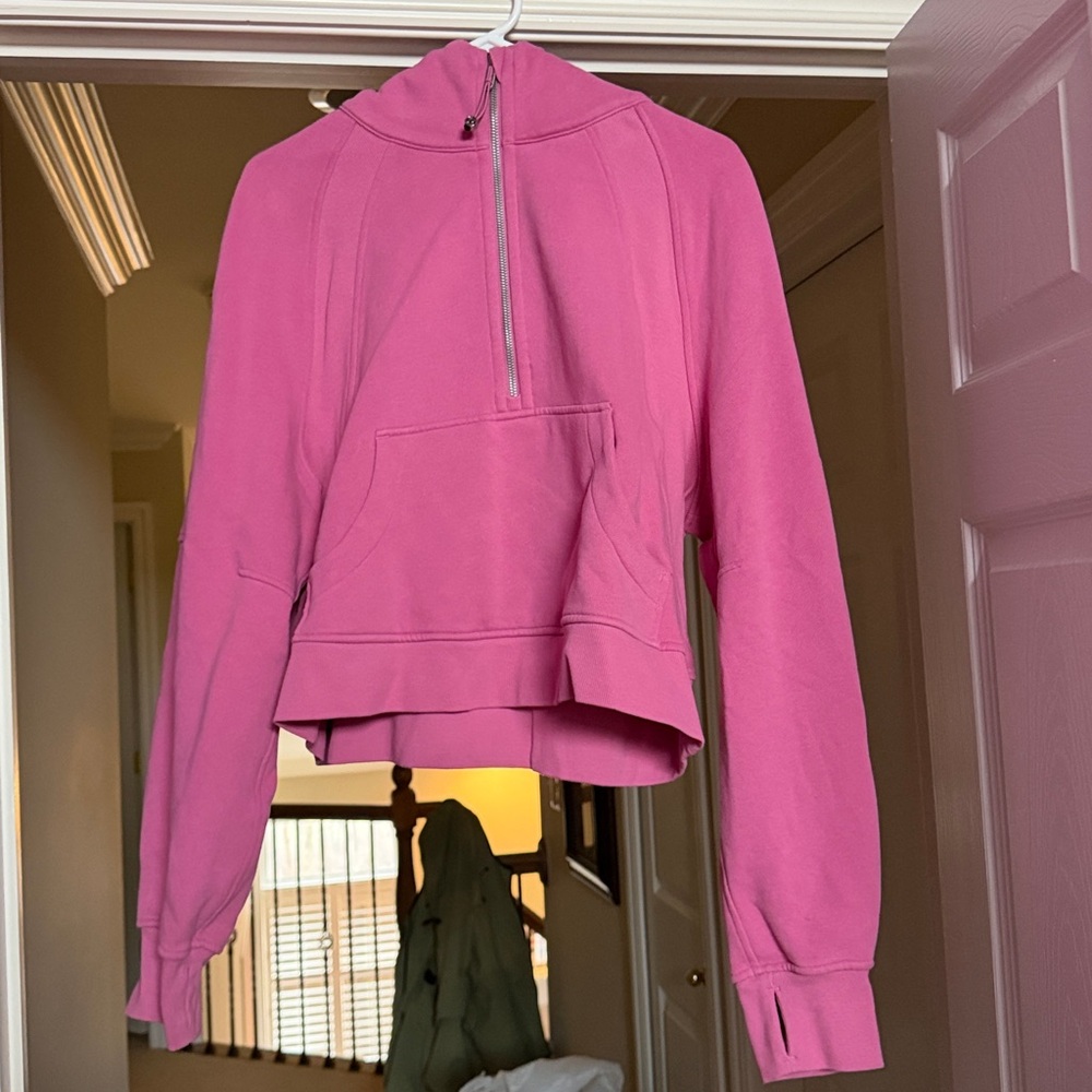 lululemon athletica Fuchsia Half-Zip Hoodie